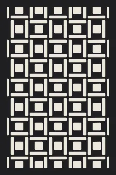 Woven bamboo lattice