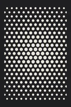 Center-graded perforation